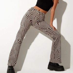 NWT Motel Rocks Flare Trouser Pants size small